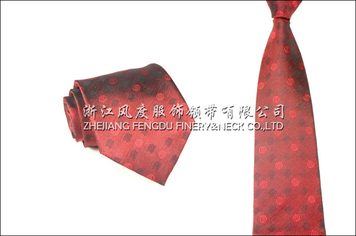 農行 色織滌絲領帶