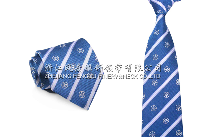 中國工商銀行 色織滌絲領帶