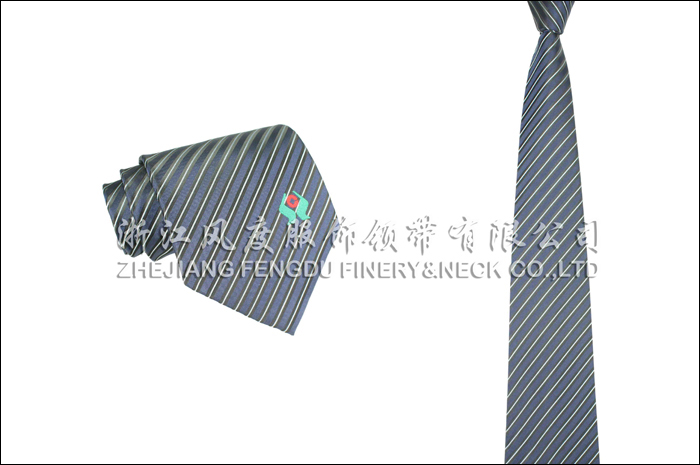 信用聯社 色織滌絲領帶