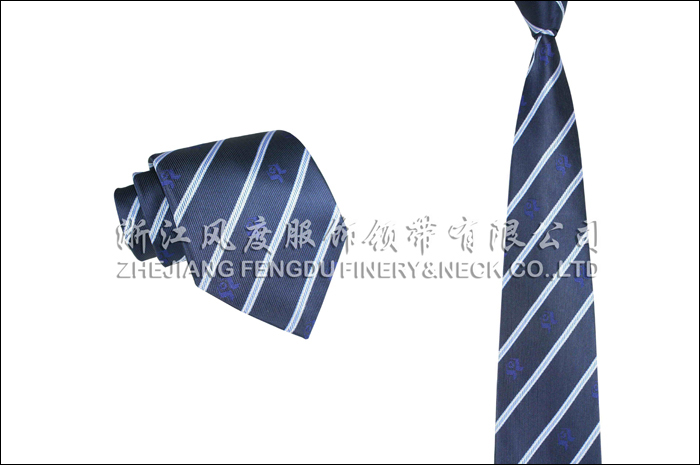 信用聯社 色織滌絲領帶
