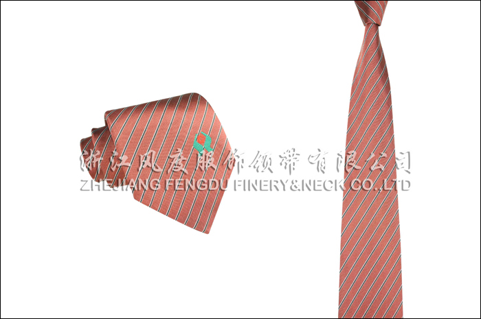 信用聯社 色織滌絲領帶