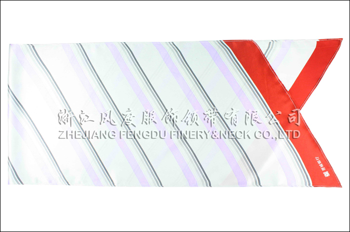 番城銀行 真絲中長巾 規格：115x30cm