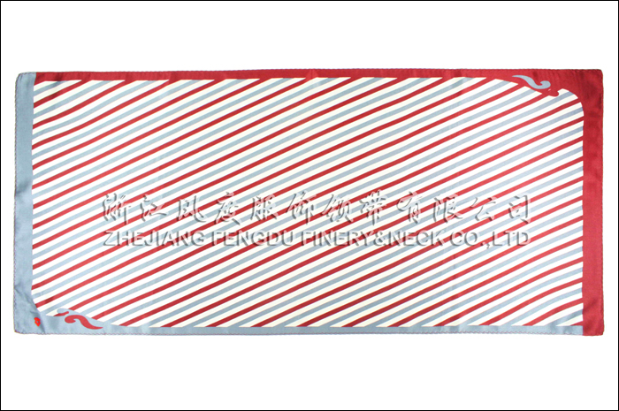 齊魯證券 真絲中長巾 規格：72x32cm