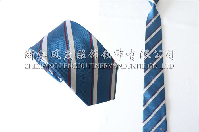 貴州機場 色織真絲領帶
