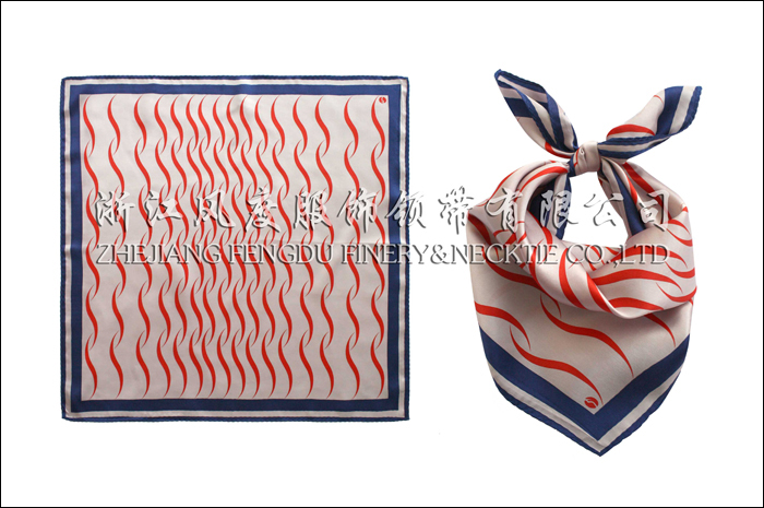 無錫地鐵 真絲小方巾 規格：53x53cm