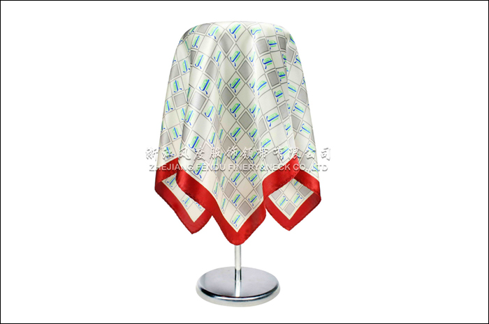 安徽省高速公路 真絲小方巾 規格：53x53cm