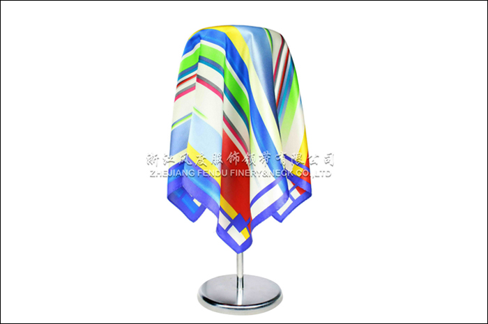 安徽省高速公路 真絲小方巾 規格：53x53cm