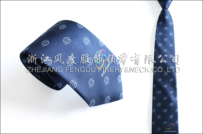 深圳公交 色織真絲領帶