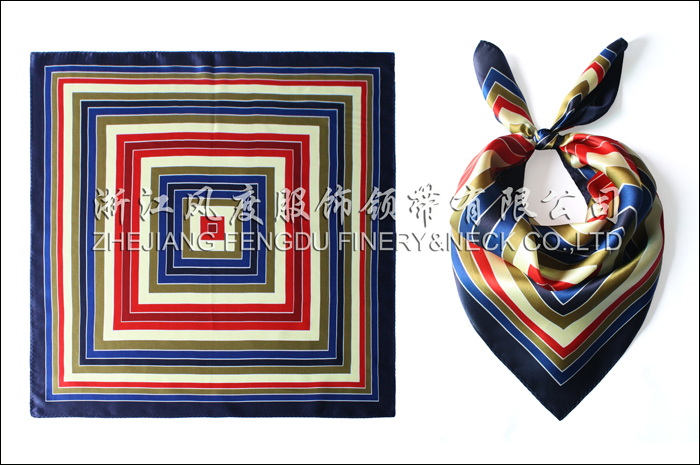 沈陽路交通汽車銷售 真絲小方巾 規格：53x53cm