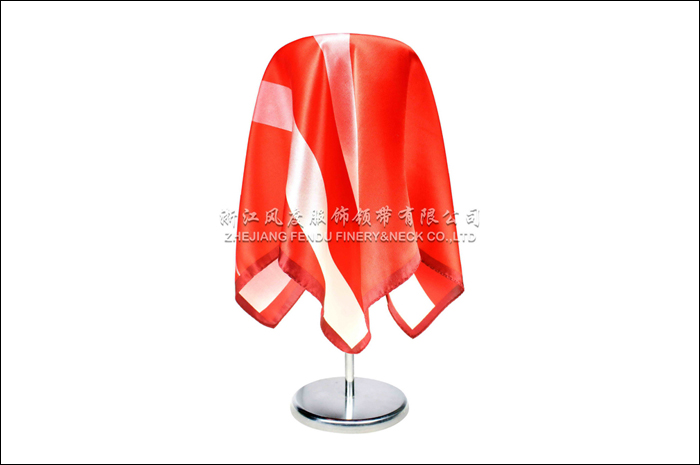 國家電網 真絲小方巾 規格：53x53cm