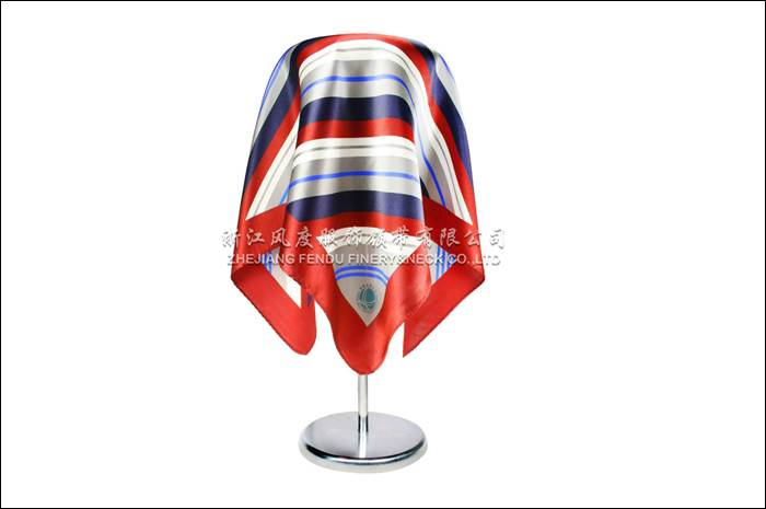 國家電網 真絲小方巾 規格：53x53cm