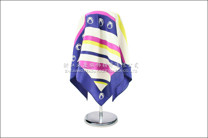 國家電網 真絲小方巾 規格：53x53cm