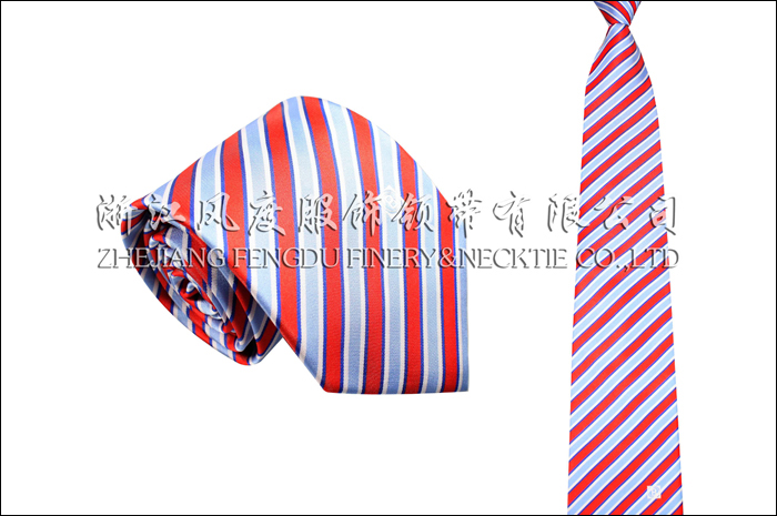 中國海外物業管理 色織滌絲領帶