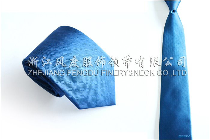 吉利汽車 色織滌絲領帶