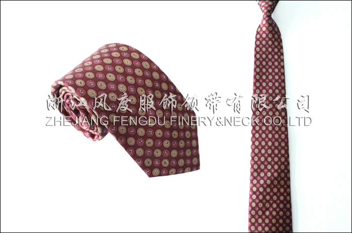 印花真絲商務領帶