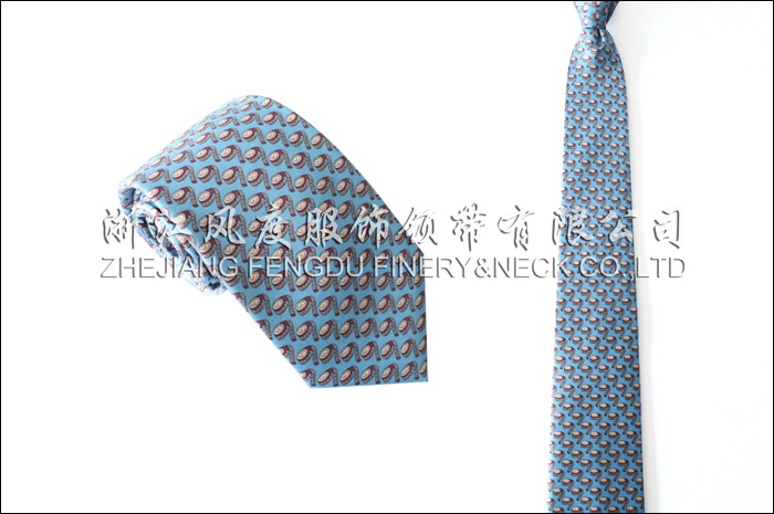 印花真絲商務領帶