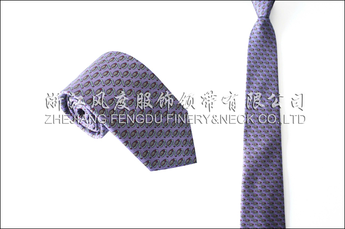 印花真絲商務領帶