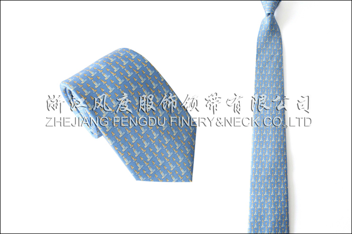 印花真絲商務領帶