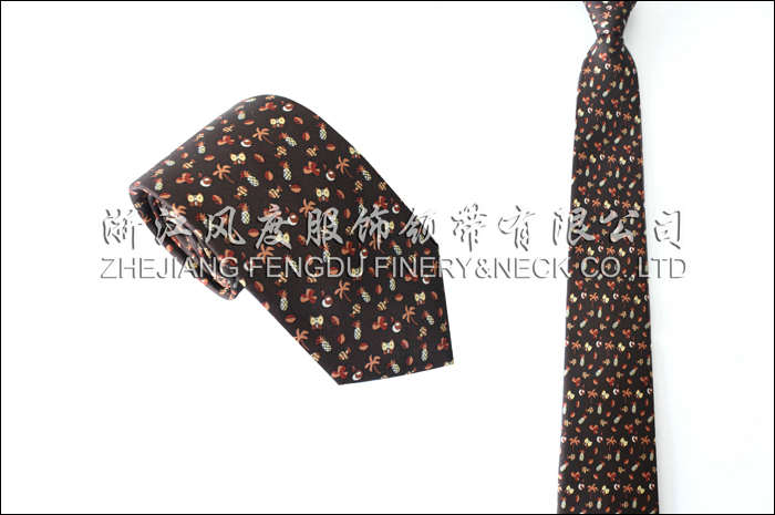 印花真絲商務領帶