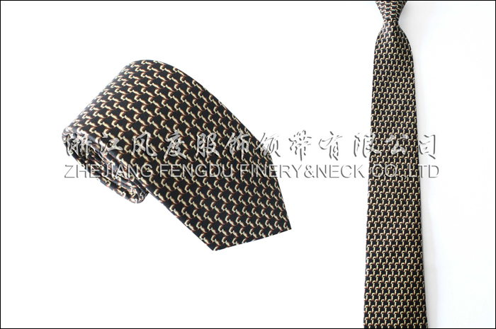 印花真絲商務領帶