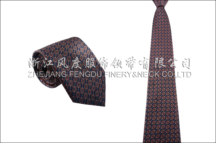 印花真絲商務領帶
