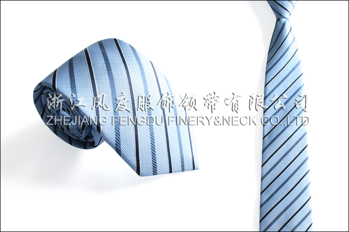 2017春夏新款滌絲商務領帶