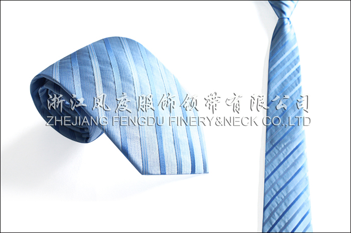 2017春夏新款滌絲商務領帶