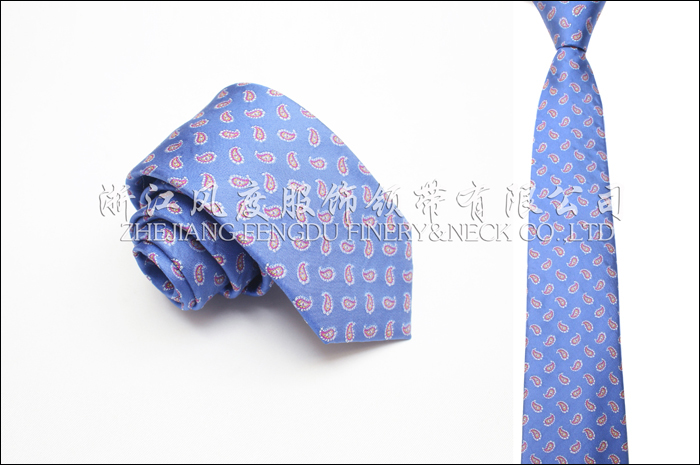 2018春秋色織真絲商務領帶