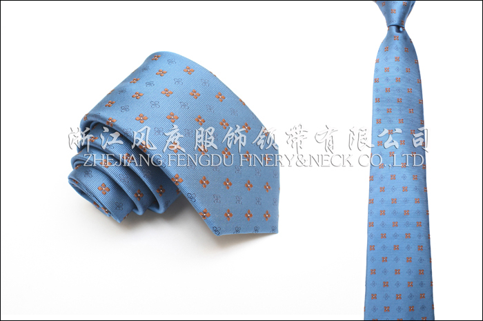 2018春秋色織真絲商務領帶