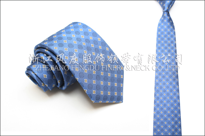 2018春秋色織真絲商務領帶