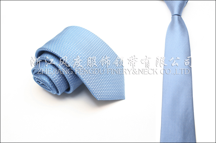 2018春秋色織真絲商務領帶