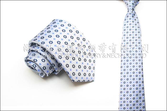 2018春秋色織真絲商務領帶