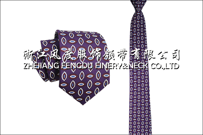 2019春夏新款印花仿絲商務領帶 FDMP1874