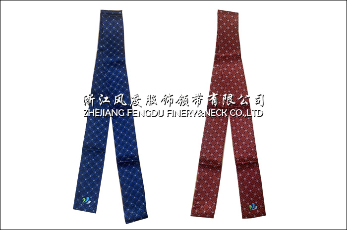 真絲長巾 標記